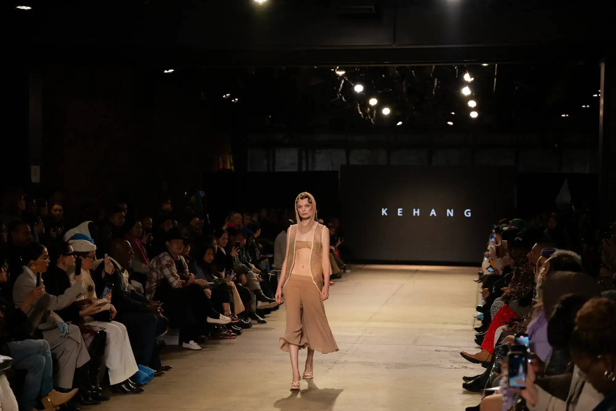 Model on runway at GFC 03 — NYFW 2025