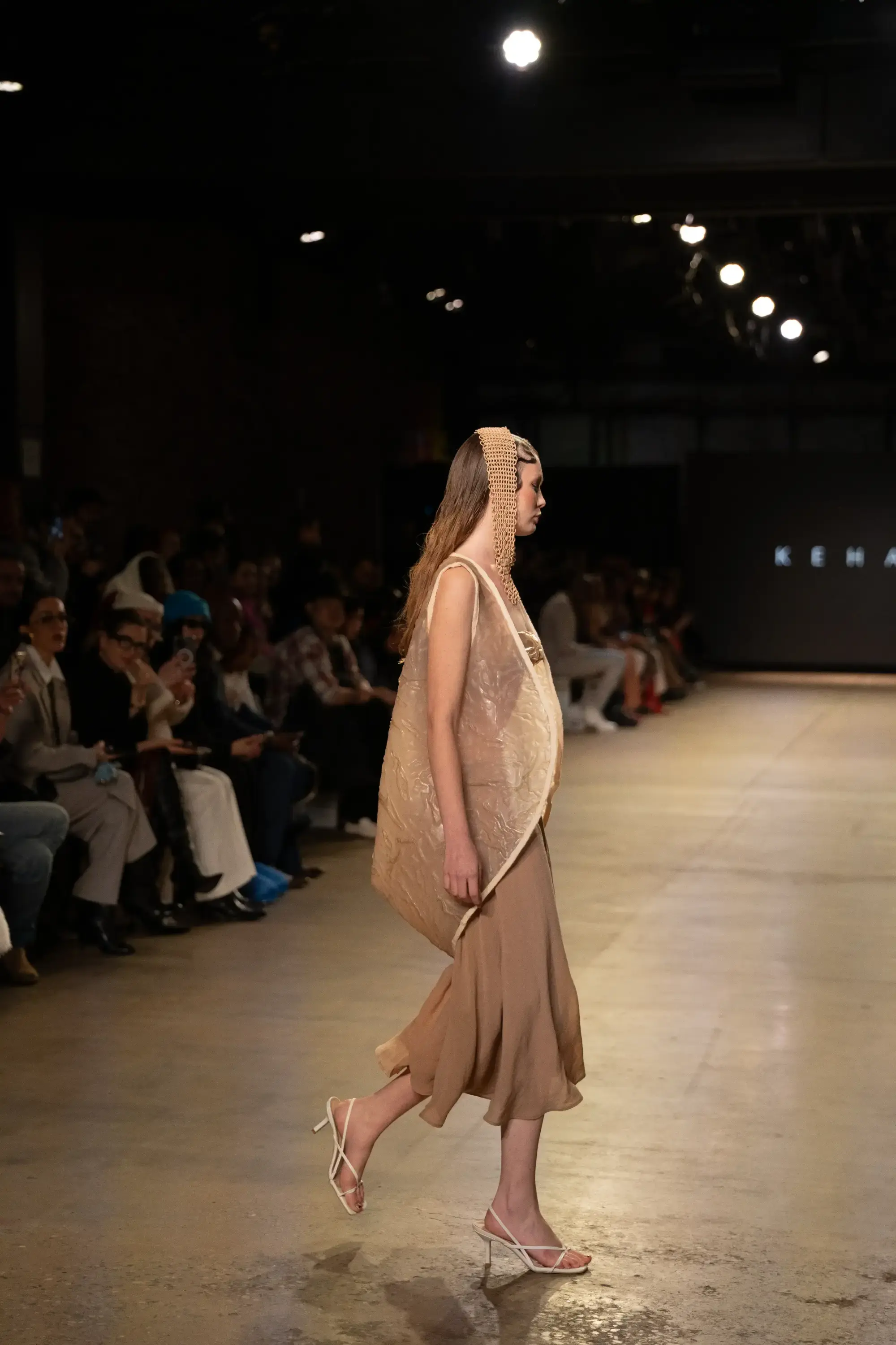 Model on runway at GFC 03 — NYFW 2025