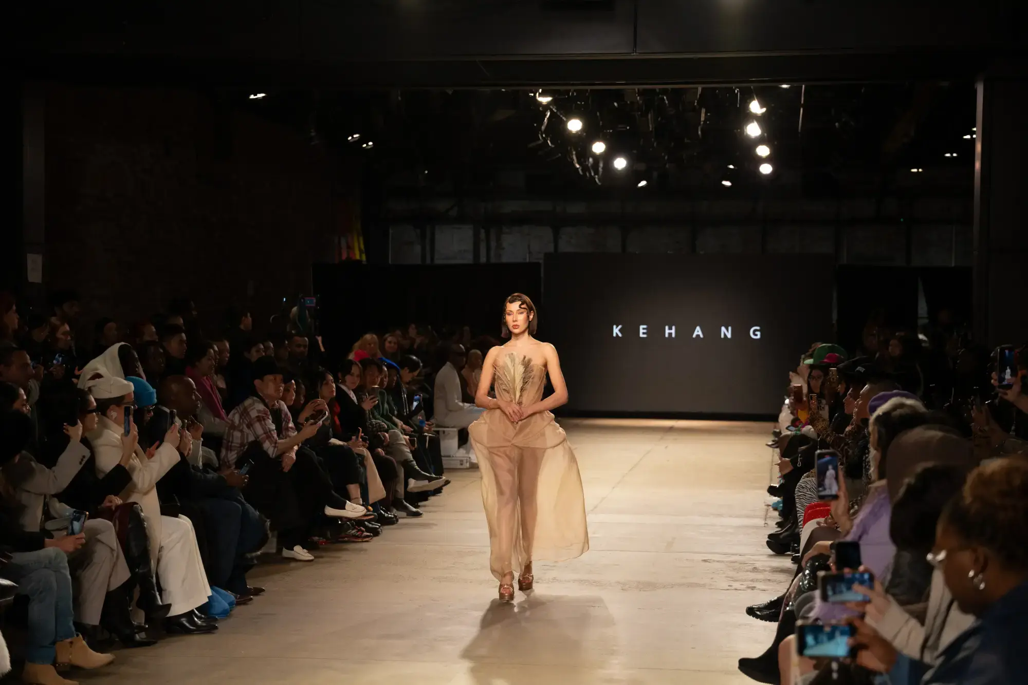 Model on runway at GFC 03 — NYFW 2025