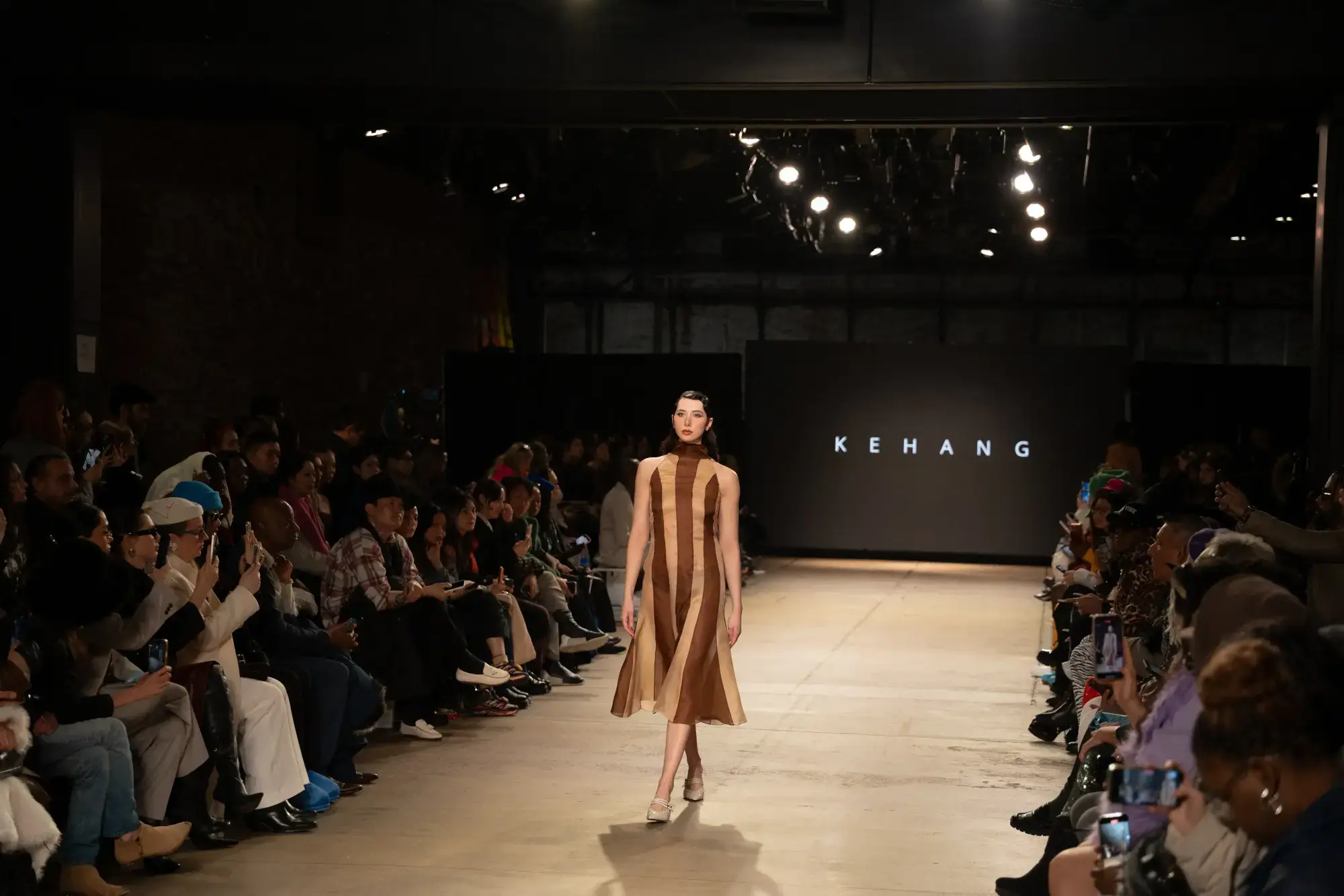 Model on runway at GFC 03 — NYFW 2025