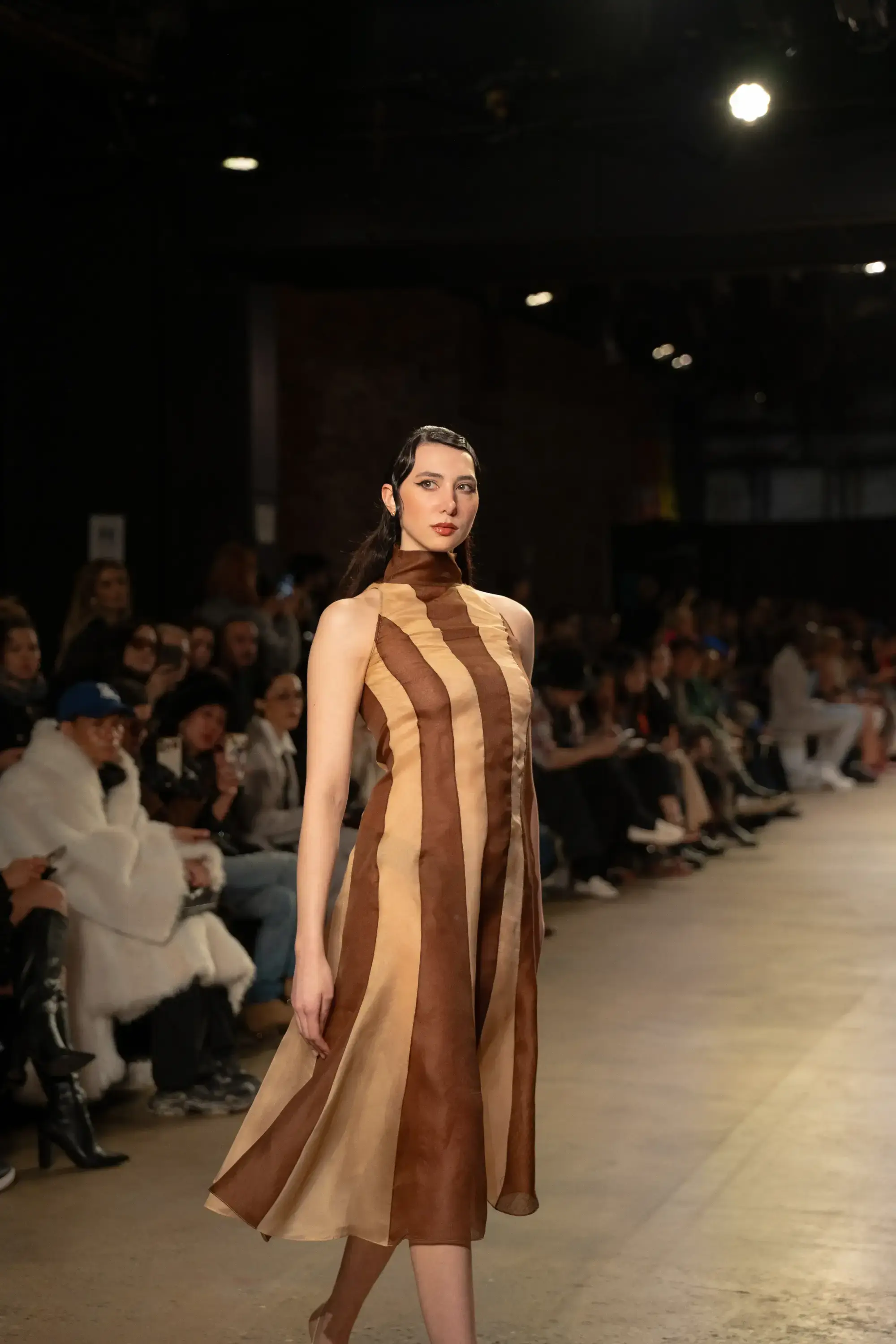 Model on runway at GFC 03 — NYFW 2025