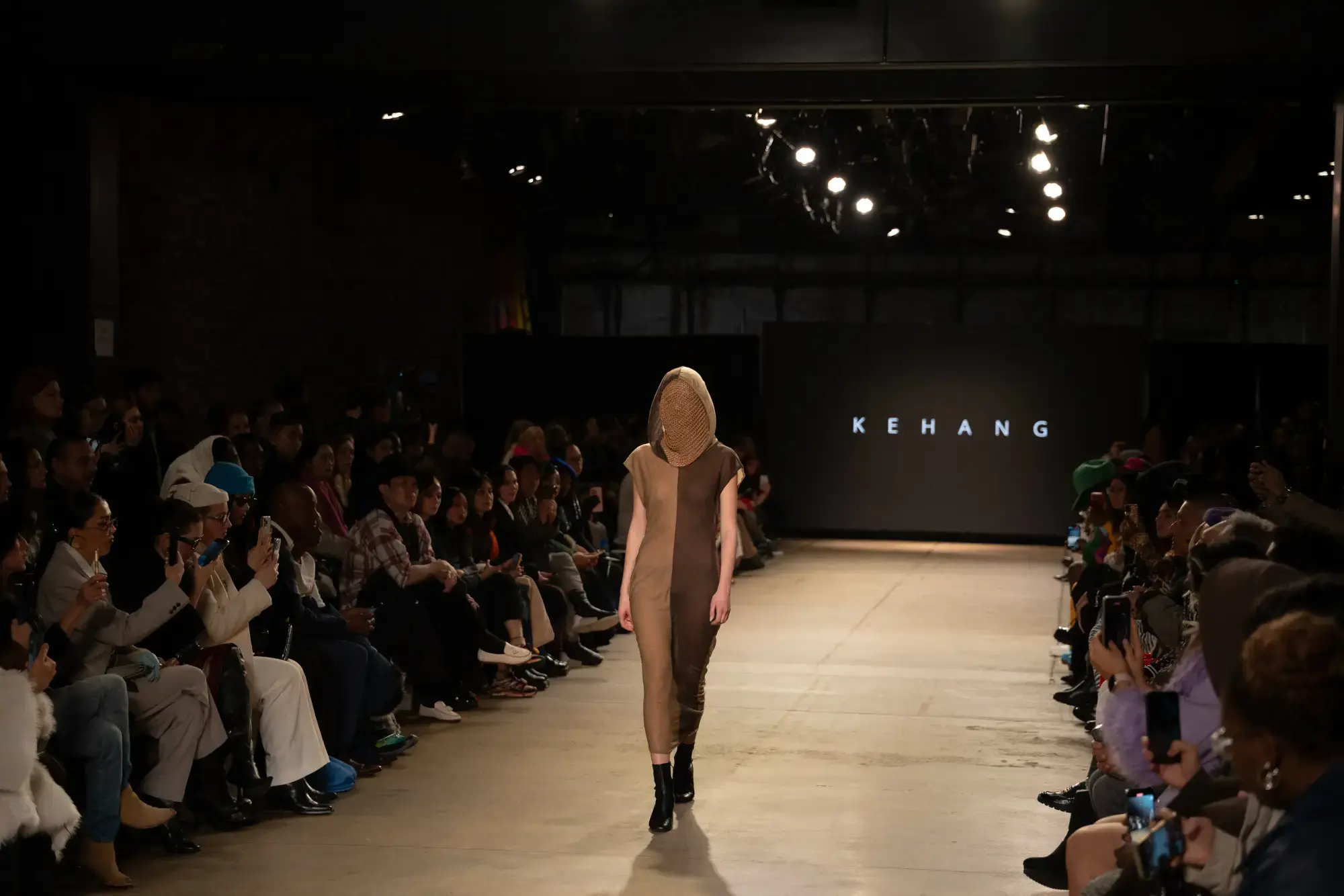 Model on runway at GFC 03 — NYFW 2025