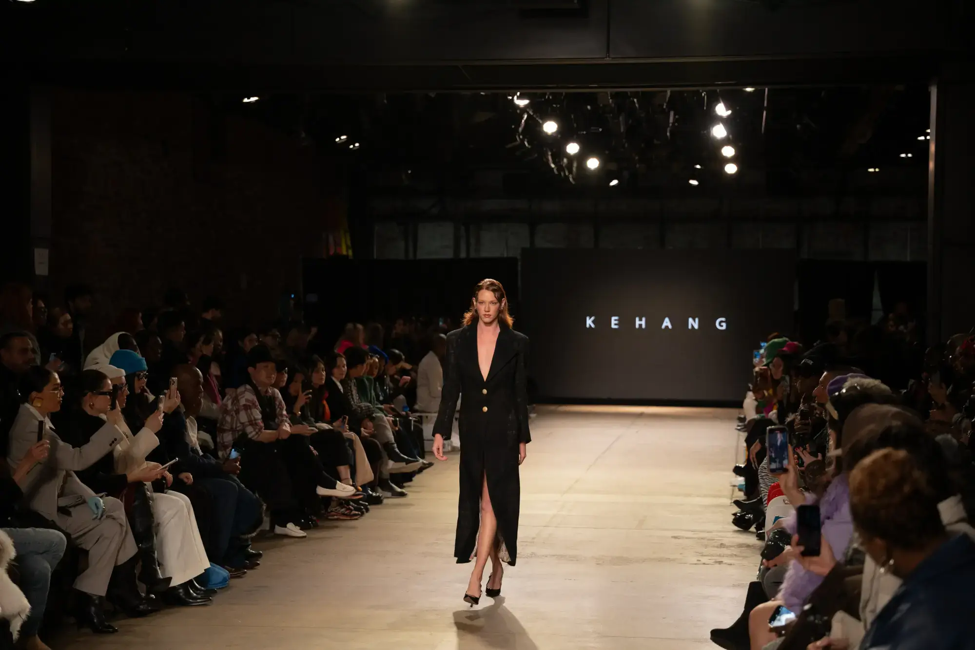 Model on runway at GFC 03 — NYFW 2025