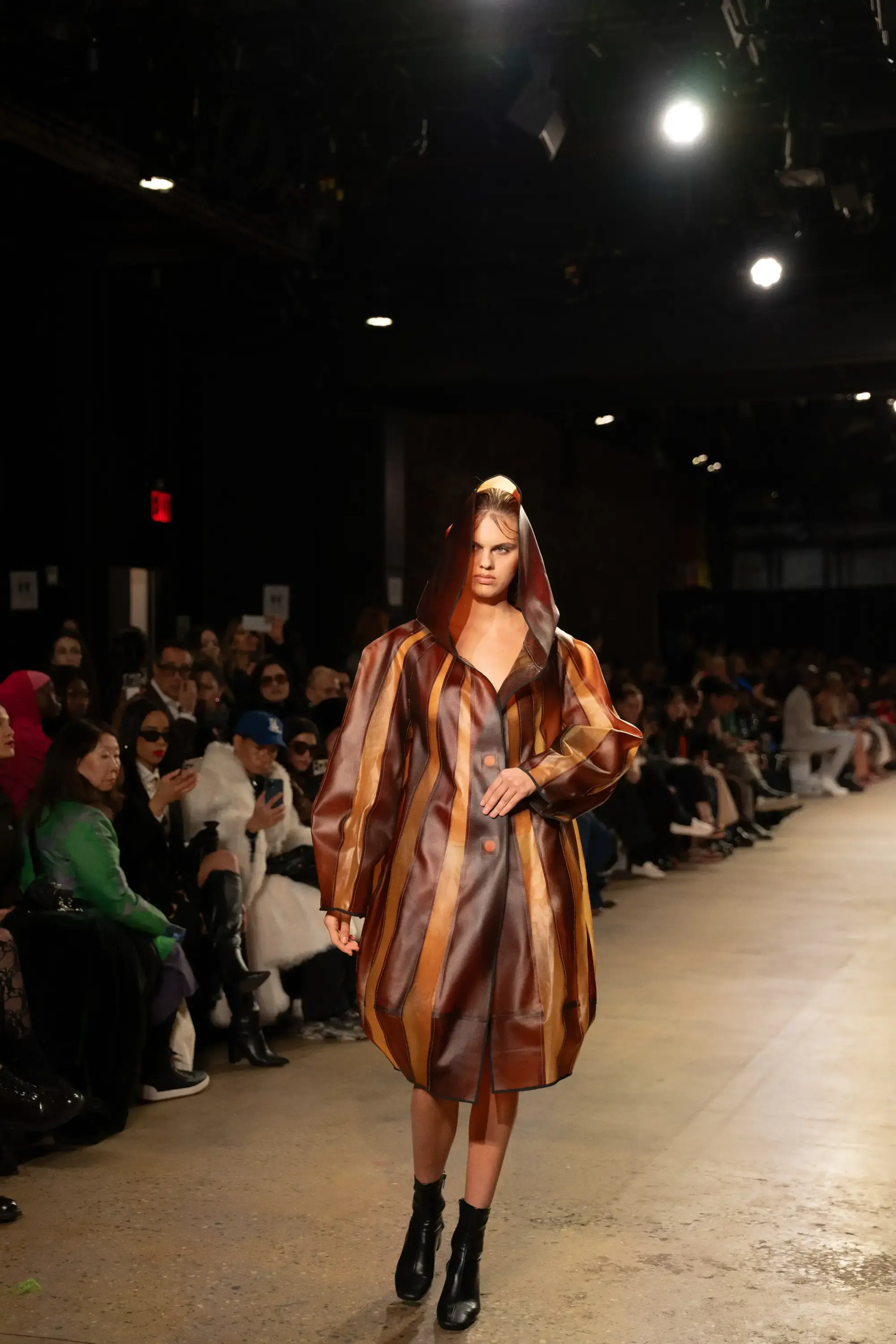Model on runway at GFC 03 — NYFW 2025