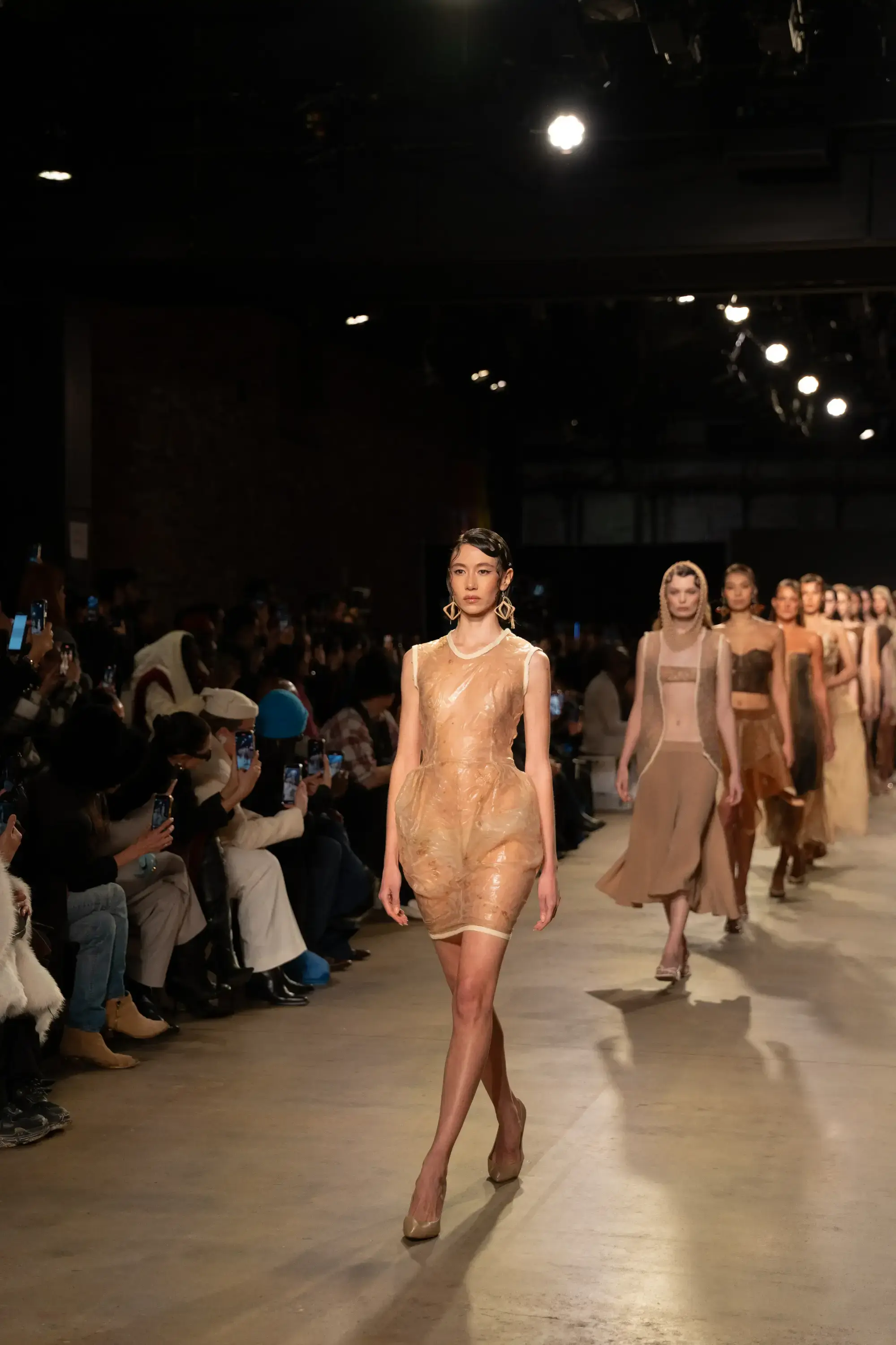 Model on runway at GFC 03 — NYFW 2025