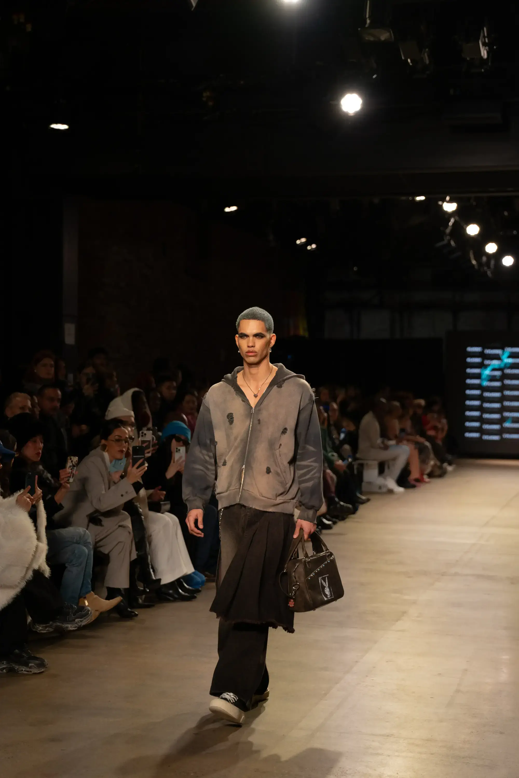 Model on runway at GFC 04 — NYFW 2025