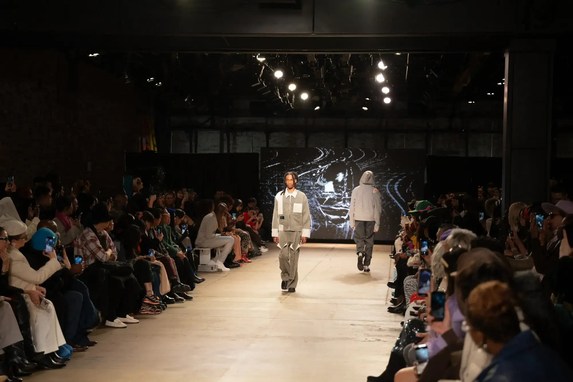 Model on runway at GFC 04 — NYFW 2025