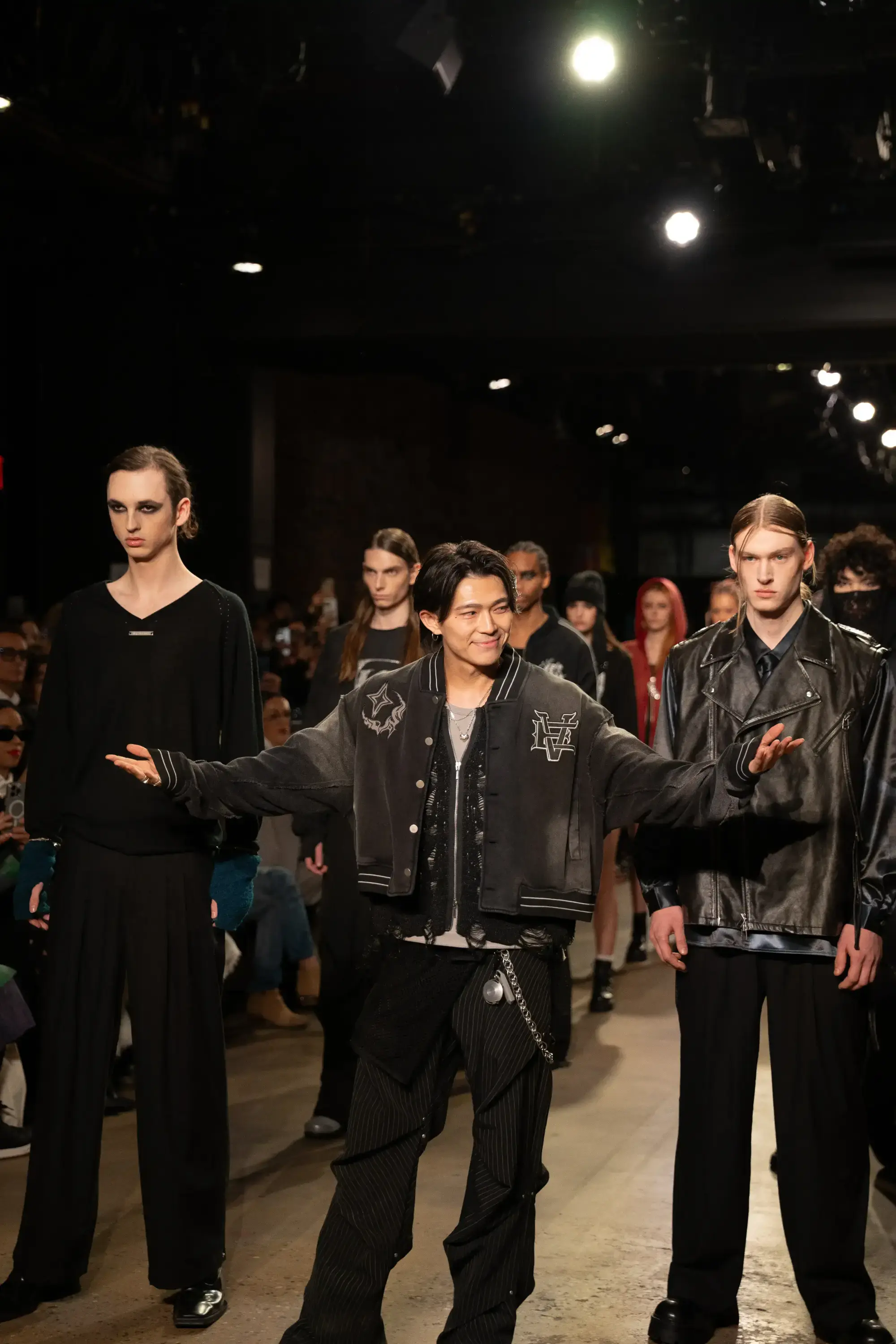 Model on runway at GFC 04 — NYFW 2025